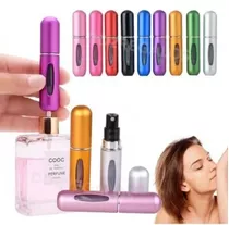 5 Mini Perfumeros Portátil Recargable 5ml Atomizador Colores
