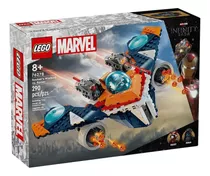 Blocos De Montar Marvel 76278 Warbird Do Rocket Vs Ronan