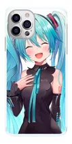 Capinha Hatsuni Miku Cabelos Azuis Capa De Celular