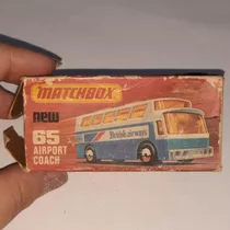 Miniatura Carrinho Matchbox Nº65 Airport Coach B918