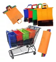 Pack 3 Set 4 Bolsas Organizadoras Supermercado Compras / Pix