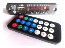 Modulo Usb Bluetooth Mp3  Sd/fm/aux Control 5 A 12v