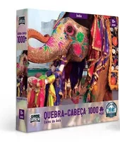 Quebra-cabeça 1000 Peças Cores Da Ásia Índia - Toyster