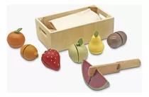 Set Frutas Magnéticas De Madera Multicolor Form