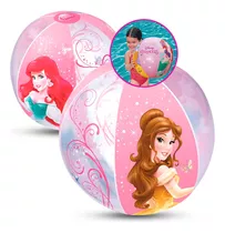 Bola De Vinil Princesas Disney Bola Inflavel Menina 34cm