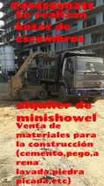 Bote De Escombros,alquiler D Minishowell,vnta D Materiales 