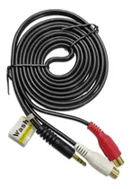 Cable De Audio 2 Rca Hembra A Plug 3.5mm Macho 1.8m