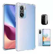 Case Funda Airbag Para Xiaomi Poco F3 / Mi 11i + Vidrios