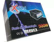 Fonte Pc Atx Gamer Box 500w Real Super Silenciosa 24p Pci-e