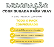 Blocos De Decoração Configurados Para Vray