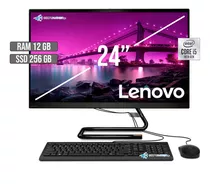 Computador Lenovo 24imb05 Core I5 8gb 128gb + 1tb 23,8 Win11 Color Negro