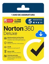 Norton Antivirus 360 Deluxe 5 Dispositivos 12 Meses Download