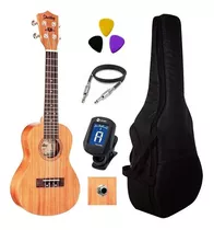 Ukulele Elétrico Shelby Su23 Concert +bag Luxo+afinador+cabo