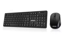 Kit Teclado E Mouse Sem Fio 10 Metros Abnt 2 C/ Botão Dpi