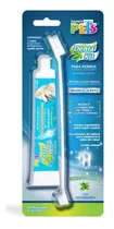 Kit Dental - Pasta Y Cepillo Para Perros Sabor Hierbabuena