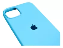 Funda Silicona Compatible iPhone 14 Plus, Celeste