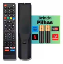 Controle Para Tv Philco Smart Tecla Netflix Globoplay Prime