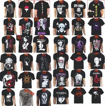 Remeras Por Mayor Rock Anime Pack Por 12 100% Algodon