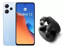 Smartphone Xiaomi Redmi 12 256gb/8gb Azul + Fone Bluetooth