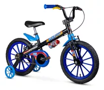 Bicicleta Com Rodinha Infantil Masculina Tech Boys Aro 16 Na