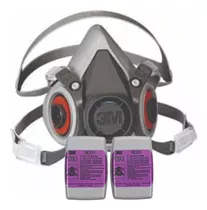 Respirador 3m 6200 + Filtros 7093 + Tapaoidos De Inserción 