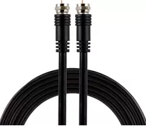 Cable Coaxial Ge Rg6  Conectores Tipo F De 50 Pies  Doble Bl