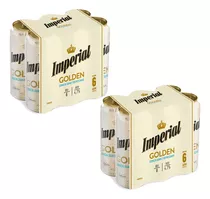 Cerveza Imperial Golden Lata 473cc Pack X 12 Unidades