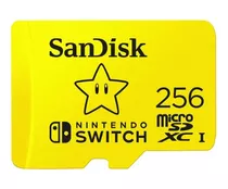 Cartão De Memória Nintendo Switch 256gb Original Micro Sd