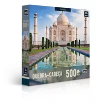 Quebra-cabeça Maravilhas Mundo Moderno 500 Pcs Taj Mahal 