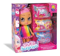 Boneca C/ Acessórios Surpresas-diver Surprise-divertoys