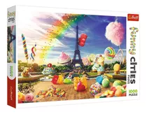 Juego De Mesa Puzzle Vista Paris Dulces Paisaje Febo