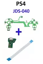 Kit Ps4 Placa Usb Jds/jdm 040 + Flat + Película Frete Sk-023