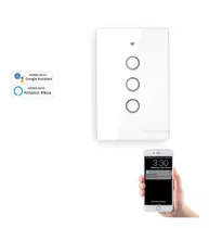 Interruptor Inteligente De Pared Smart Life Tuya Smart 3gang