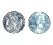 Monedas Mundiales : Usa 25 Centavos América Samoa 2020 P / D