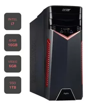 Computador Pc Gamer Acer I7, 16gb, Vídeo 6gb, Ssd 1tb