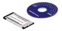 Tarjeta Pcmcia Express 34/54mm 2 X Usb 3.0