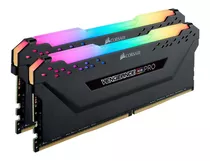 Memoria Ram Vengeance Rgb Pro Gamer Color Negro 16gb 2 Corsair Cmw16gx4m2c3000c15