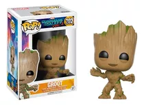 Boneco Guardiões Da Galáxia Vol 2 Groot Pop Funko 202