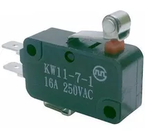 Chave Micro Switch Kw11-7-1 16a 250vac C/ Roldana 14mm