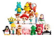 17 Bonecos Toy Story Xerife Woody Action Figures Coleção