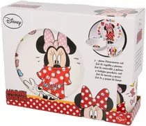 Vajilla  Niña De 3 Piezas Minnie