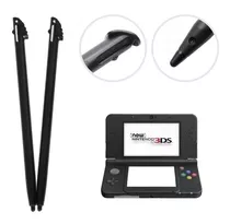 Lápiz Nintendo New 3ds Negro Plástico Pantalla Tactil X2
