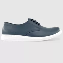 Zapato Hombre De Vestir Oxford Acordonado Urbano Eco Cuero