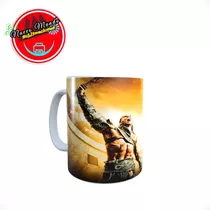 Taza Blanca De Spartacus - Gannicus