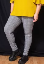 Pantalon Príncipe De Galés Elastizados