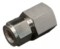 Set 5 Conector Fêmea Inox 316 D.a  1/2 Od X 1/4 Npt     