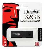 Flash Memory Pen Drive  Usb 3.0 Dt/100 G3 32 Gb Kingston Gye
