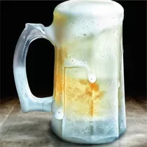 24 Canecas De Chopp E Cerveja De Vidro Para Congelar 400ml