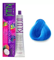 Tinta Kuul Fantasia Color Funny Azul Neón 90ml 