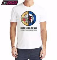 Remera Guns N Roses + The Who Argentina 2017 Digitalstamp 23